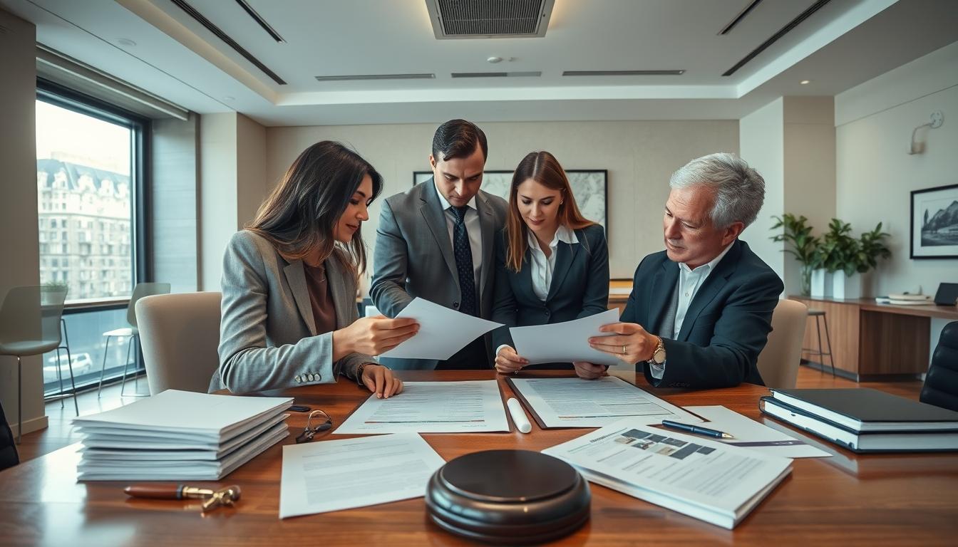 Property settlement documents and transfer review